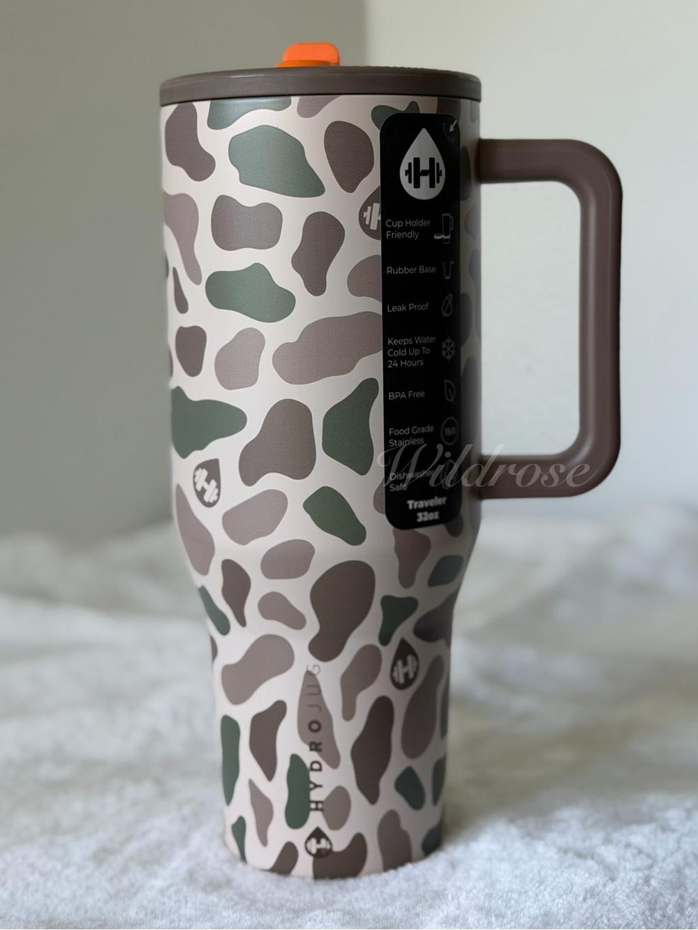 Hydrojug Duck Camo 32OZ Traveler NWT